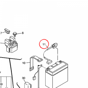 YAMAHA - WIRE, PLUS LEAD nr: 5EL821150000
