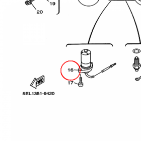 YAMAHA - WSKAZNIK OLEJU nr: 5EL857200000 > 5EL857200200