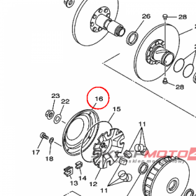 YAMAHA - STOPPER nr: 5GH176390000