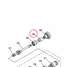 YAMAHA - USZCZELNIACZ nr: 5GH461360000