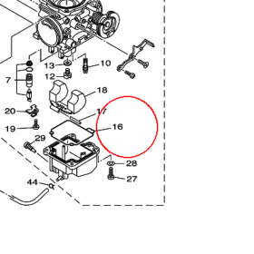 YAMAHA - USZCZELNIACZ nr: 5GJ141470000