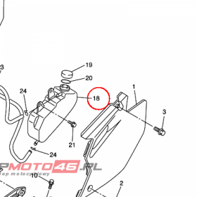 YAMAHA - ZBIORNIK WYROWNAWCZY nr: 5GS218710000