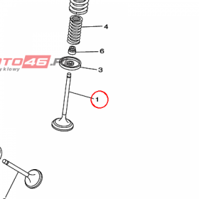 YAMAHA - zawor dolot. nr: 5H0121110200