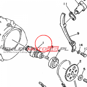 YAMAHA - WALEK ROZRZ. nr: 5H0121710200
