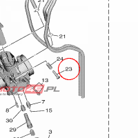 YAMAHA - SCREW, THROTTLE nr: 5HC149220000