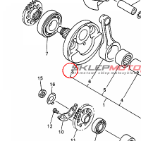 YAMAHA - KORBA WALU nr: 5JG114221000