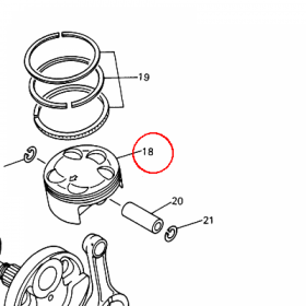 YAMAHA - tlok nr: 5JG116311000