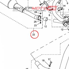 YAMAHA - TLUMIK KOMPLET nr: 5JNE47201000