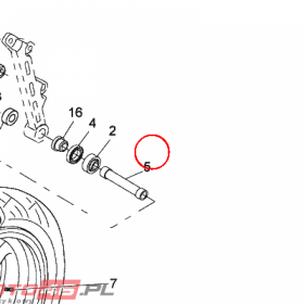 YAMAHA - ZAPINKA nr: 5JNF53170000