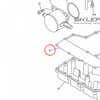 YAMAHA - uszczelka nr: 5JW134140100
