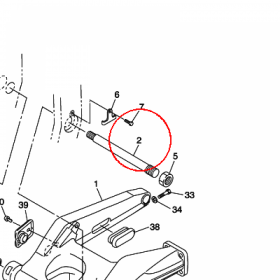 YAMAHA - WALEK nr: 5JW221410000