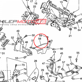 YAMAHA - WYPELNIENIE WOWIEWKI nr: 5JW2836N0000