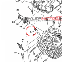 YAMAHA - PROWADNICA ZAW. nr: 5KM111341000