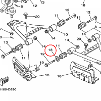 YAMAHA - WASHER nr: 5KM221490000