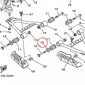 YAMAHA - WASHER nr: 5KM221491000
