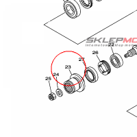 YAMAHA - FLANGE, COUPLING 1 nr: 5KM455930000