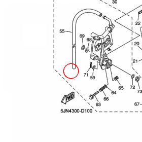 YAMAHA - WIRE, SUB LEAD nr: 5KS815170000