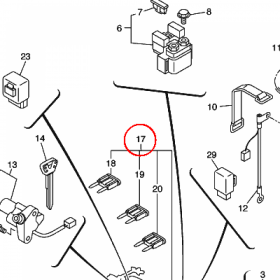 YAMAHA - WIAZKA PRZEW. EL. nr: 5KS825905000
