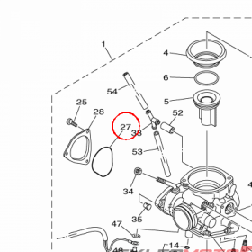 YAMAHA - USZCZELNIACZ nr: 5LP141470000