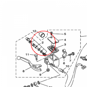 YAMAHA - ZESTAW NAPR. POMPY nr: 5LPW00410000