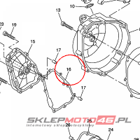 YAMAHA - uszczelka nr: 5LV154560000