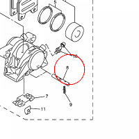 YAMAHA - ZAWLECZKA nr: 5LV259240000