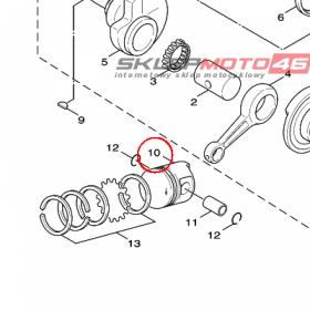 YAMAHA - tlok nr: 5MLE16311000