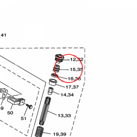 YAMAHA - RUBBER nr: 5MV23195L000
