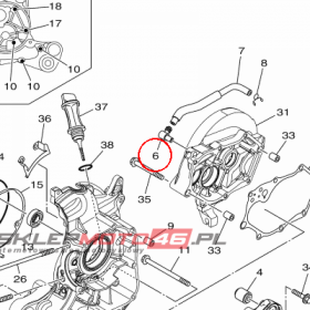 YAMAHA - ZLACZKA MET. nr: 5MYE53710000