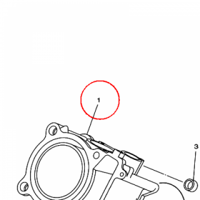 YAMAHA - CYLINDER nr: 5ND113100000