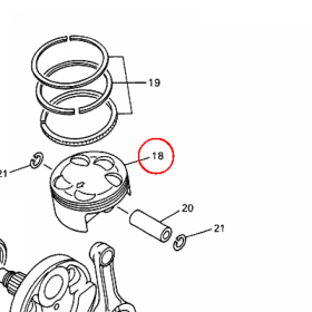 YAMAHA - tlok nr: 5NG116311000