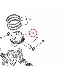 YAMAHA - tlok nr: 5NL116312000