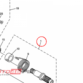 YAMAHA - WALEK nr: 5NL156012000