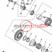 YAMAHA - KOLO ZEBATE nr: 5NL156411000