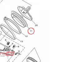 YAMAHA - HOLDER, GUIDE nr: 5NY144590000