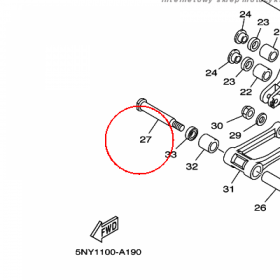 YAMAHA - WALEK nr: 5NY221210000