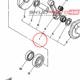 YAMAHA - WAL KORB. nr: 5PA114000000