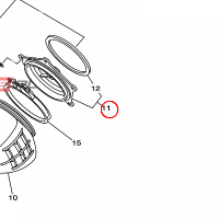 YAMAHA - HOLDER, GUIDE nr: 5PA144590000