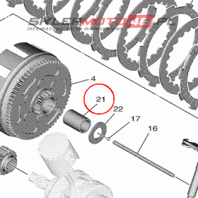 YAMAHA - TULEJA DYSTANS. nr: 5PA161810000