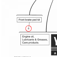 YAMAHA - klocki hamulcowe nr: 5PAW00450000