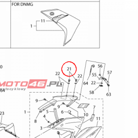 YAMAHA - ZAPINKA nr: 5PW283860000