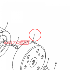 YAMAHA - WIRNIK nr: 5PW814500000