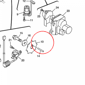 YAMAHA - WIRNIK nr: 5PW816730000