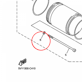YAMAHA - WASHER, PLAIN nr: 5PW8181L0000