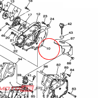 YAMAHA - USZCZELNIACZ nr: 5PX179290000