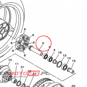 YAMAHA - ZAPINKA nr: 5PX253170000