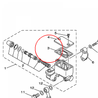 YAMAHA - MEMBRANA nr: 5RB258540000