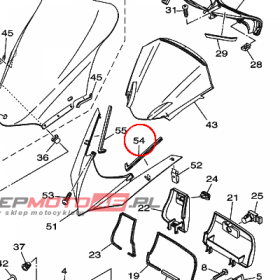 YAMAHA - WYPELNIENIE OWIEWKI nr: 5RU283470000