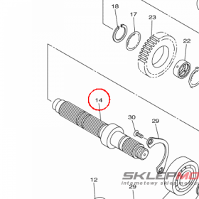 YAMAHA - WALEK SKRZYNI B. nr: 5S7174210000