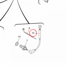 YAMAHA - WIRE, SUB LEAD nr: 5S7825091000